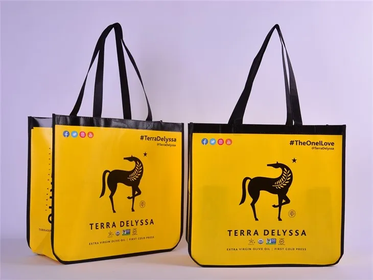 Óofinn prentaður kassapokar